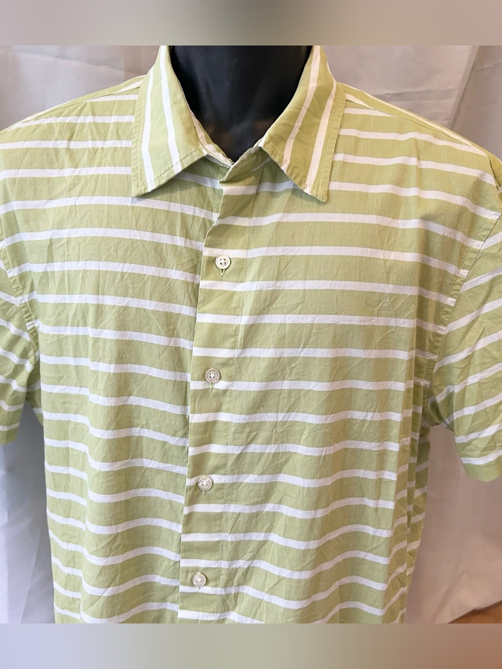 BONOBOS stretch mens XL slim fit casual shirt